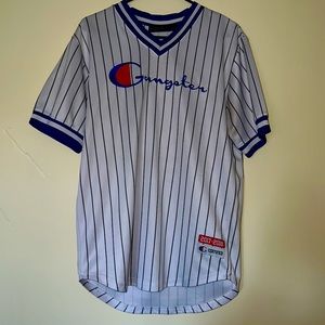 Men’s Gently Used Jersey Shirt (Gangster) Blue White and Red